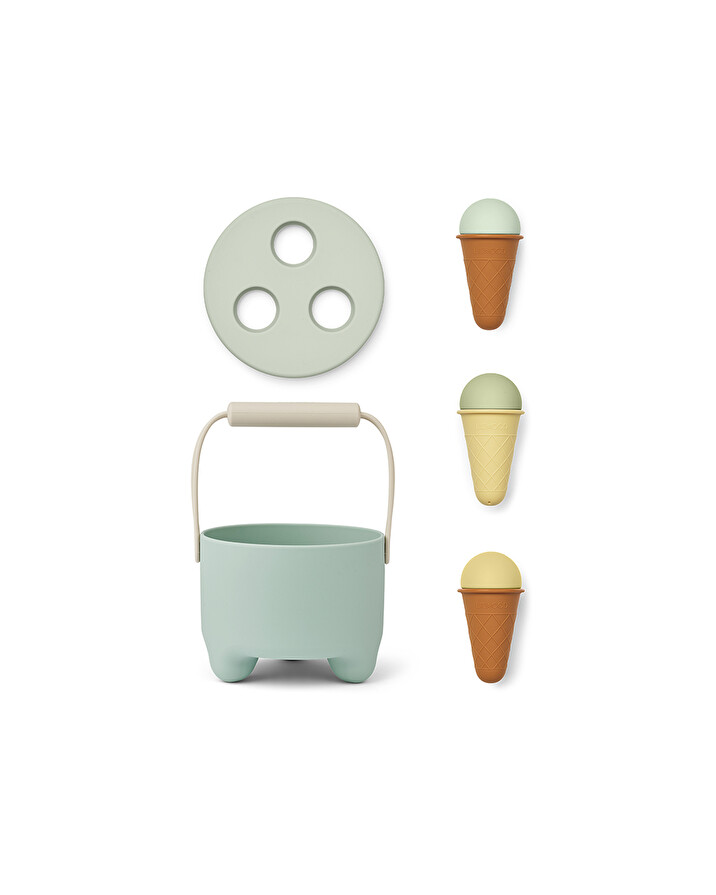 Jouet à encastrer Fleur ice cream Coloris bleu Liewood