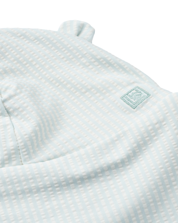 Chapeau de bain rayé anti-UV Senia Coloris bleu Liewood