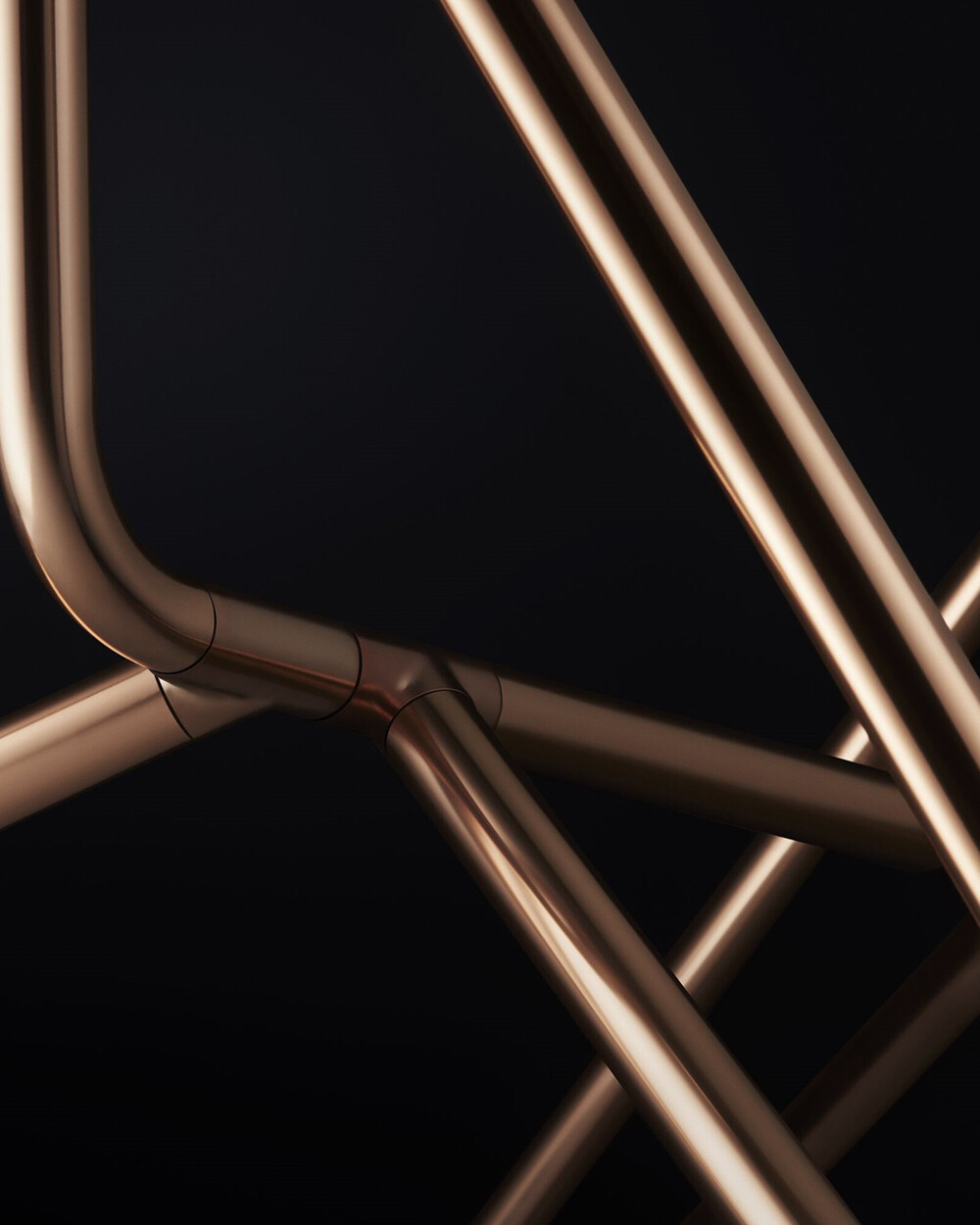 Poussette Mios avec châssis rosegold Coloris deep black Cybex