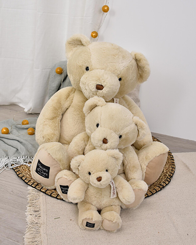 Peluche ours Le Nounours 28 cm Coloris beige Histoire d'Ours