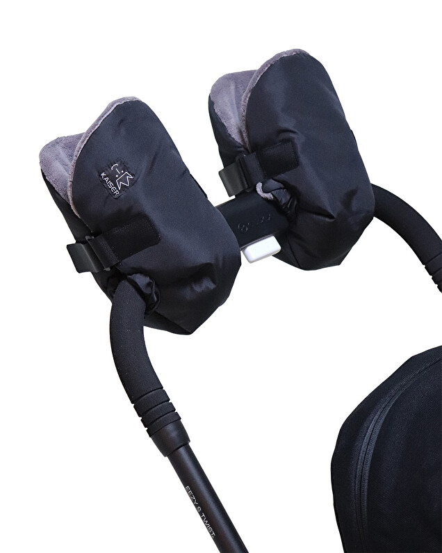 Gants pour poussette Kiwa Coloris noir  Kaiser
