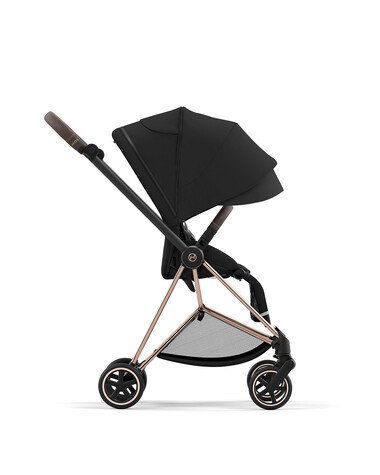 Poussette Mios avec ch&acirc;ssis rosegold Coloris deep black  Cybex