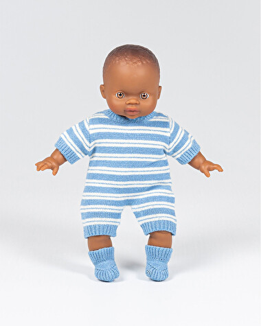 Tenue poup&eacute;e Babies Combinaison courte et chaussons  Natalys x Minikane