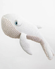Peluche baleine 56 cm Coloris albino Bigstuffed