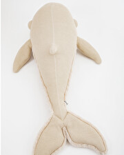Peluche baleine XXL 140 cm Coloris beige Bigstuffed