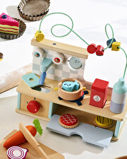 Cuisine d'&eacute;veil multi-activit&eacute;s En bois  Vilac