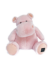 Peluche hippopotame Hip'pie 40 cm Coloris rose poudré Histoire d'Ours