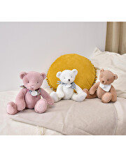 Peluche ours 25 cm Coloris rose Doudou et Compagnie