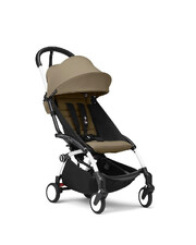 Poussette YOYO³ pack 6+ avec cadre blanc Coloris toffee