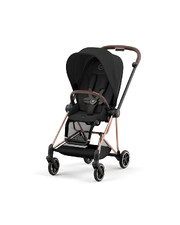 Poussette Mios évolutive avec châssis rosegold Coloris deep black Cybex
