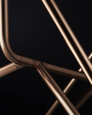 Poussette Mios avec châssis rosegold Coloris deep black Cybex