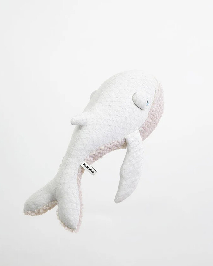 Peluche baleine 56 cm Coloris albino Bigstuffed