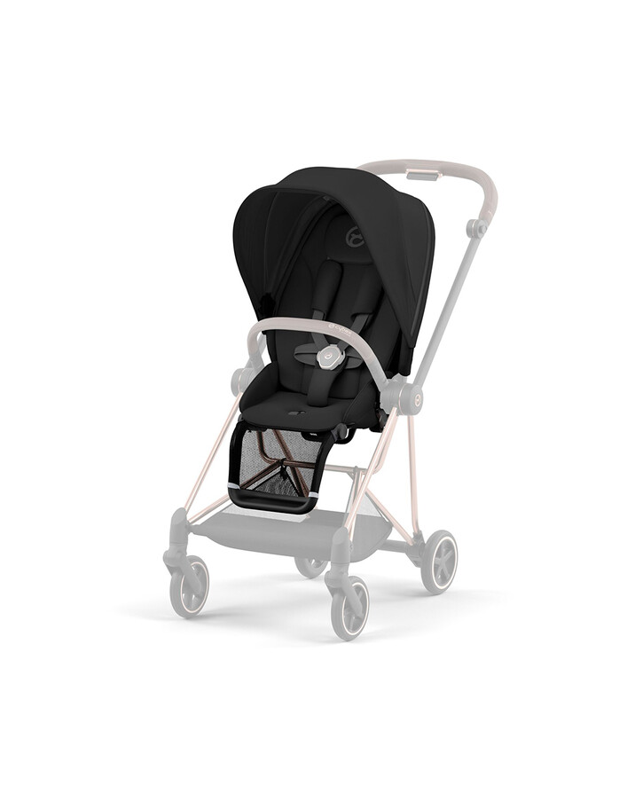 Poussette Mios évolutive avec châssis rosegold Coloris deep black Cybex