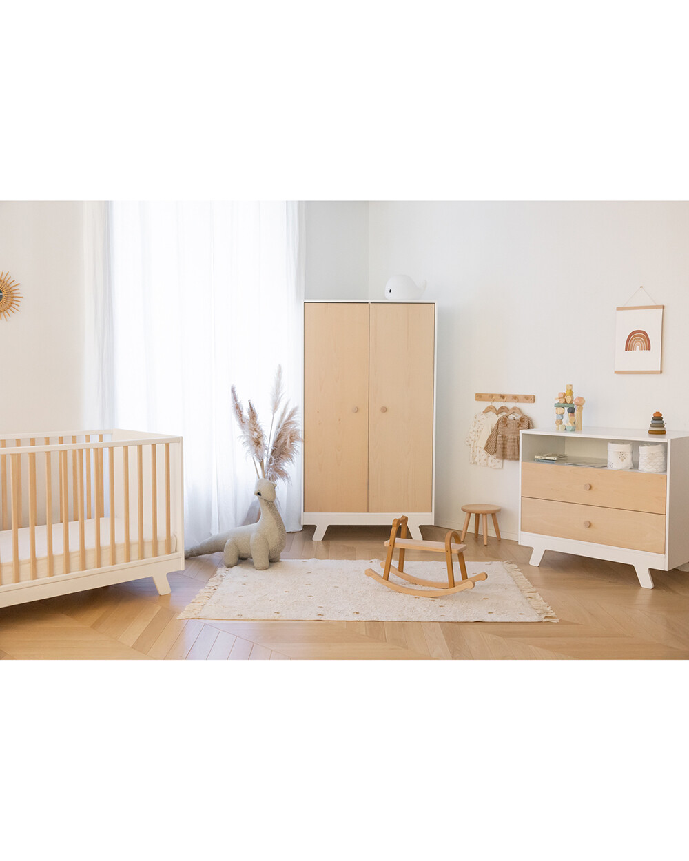 Armoire Lubin Coloris bois Natalys