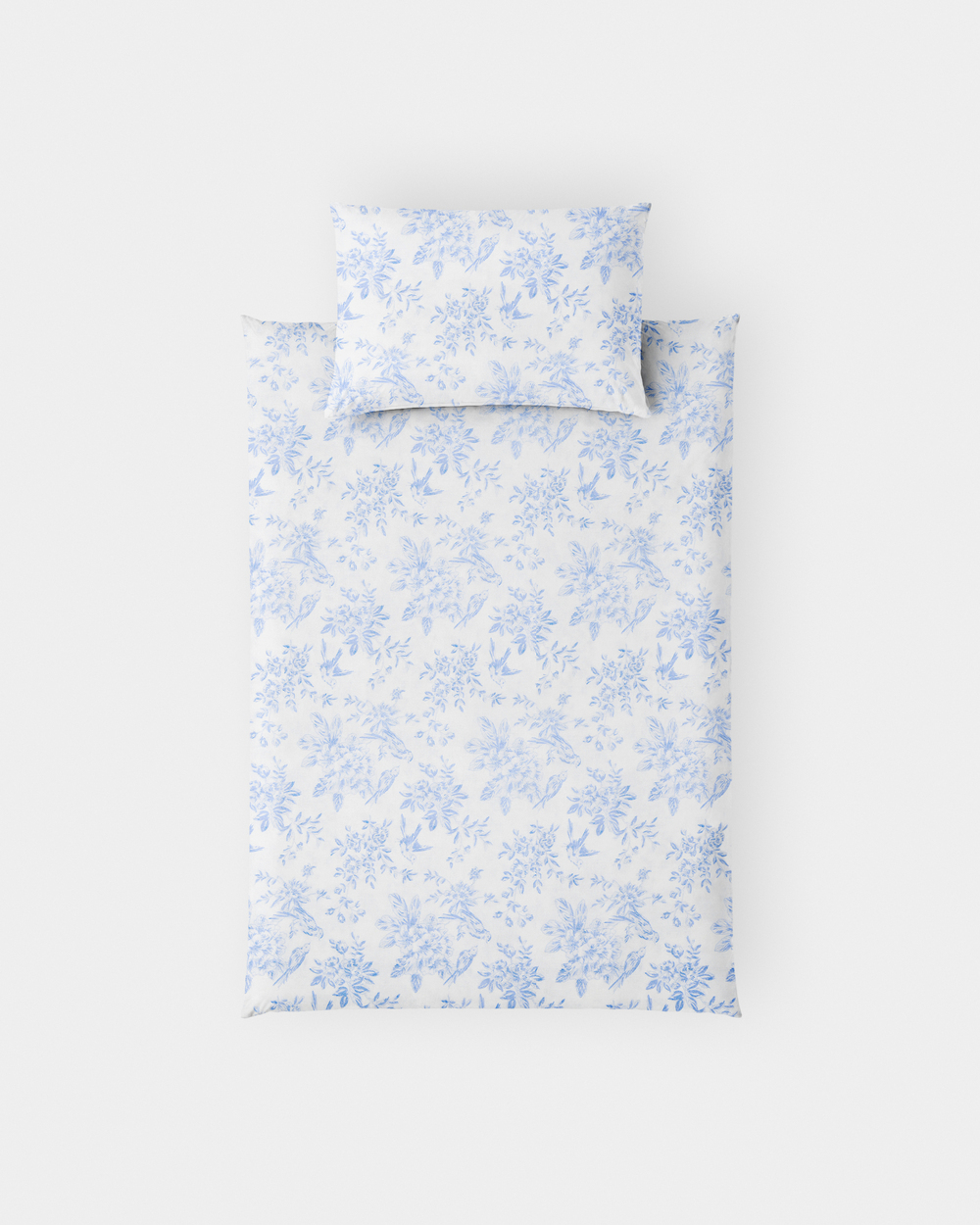Parure de lit Colette Imprim&eacute; porcelaine  Natalys