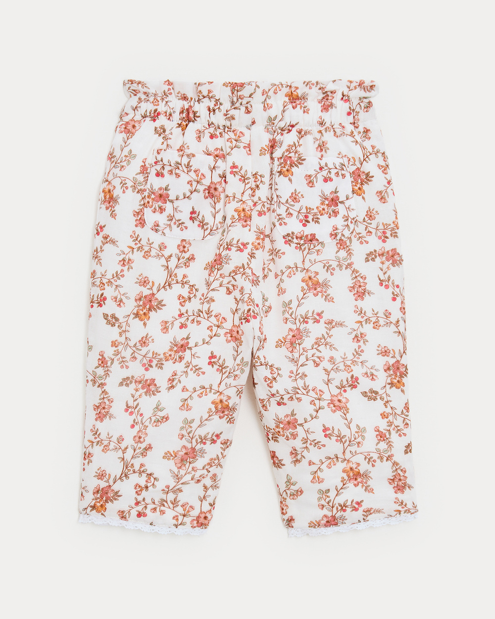 Pantalon en gaze de coton Paula Imprim&eacute; arabesque  Natalys