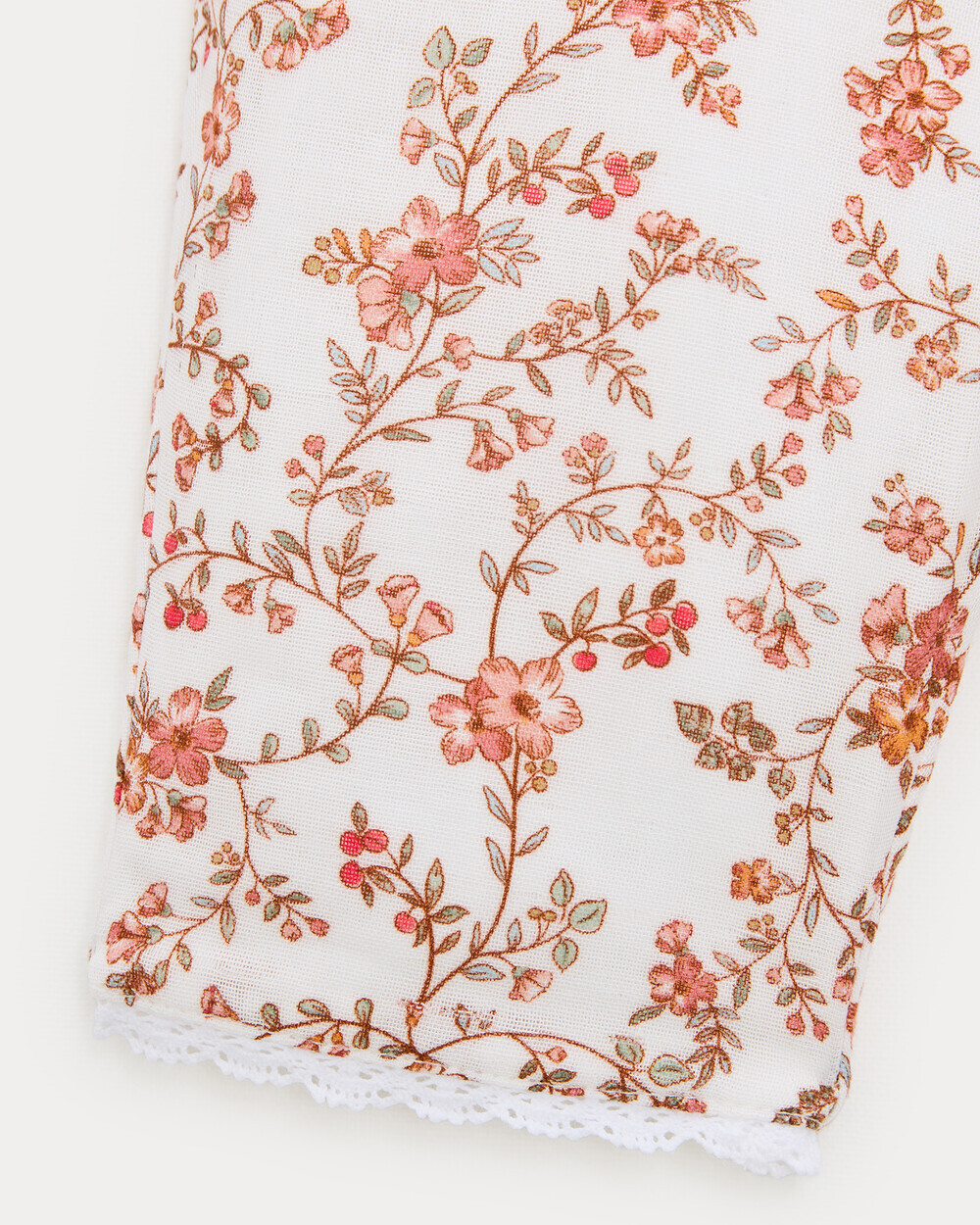 Pantalon en gaze de coton Paula Imprim&eacute; arabesque  Natalys
