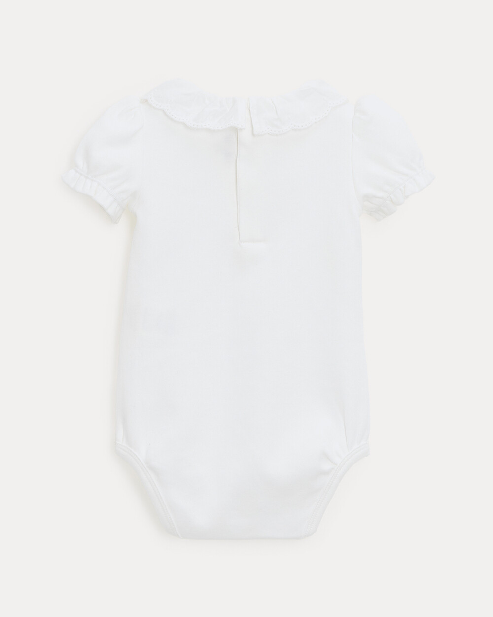 Body manches courtes à col brodé Lucie Coloris écru Natalys