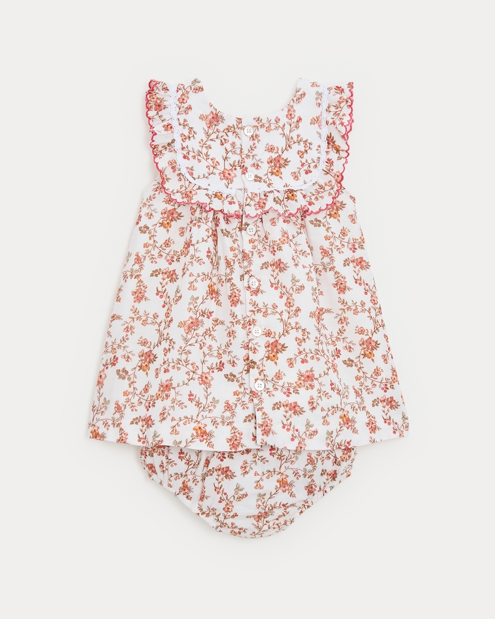 Robe &agrave; volants Coline Imprim&eacute; arabesque  Natalys