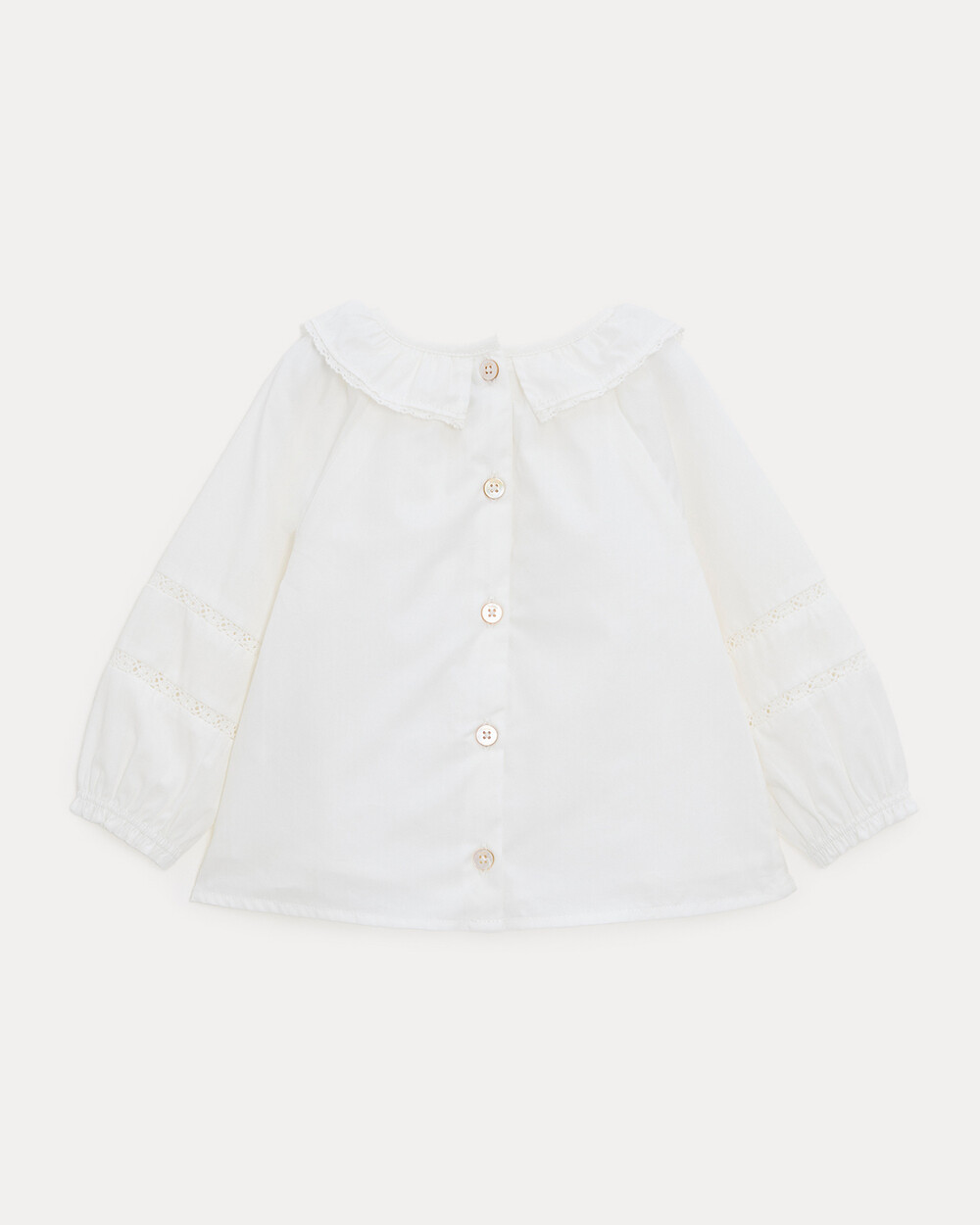 Blouse à manches longues Adèle Coloris écru Natalys