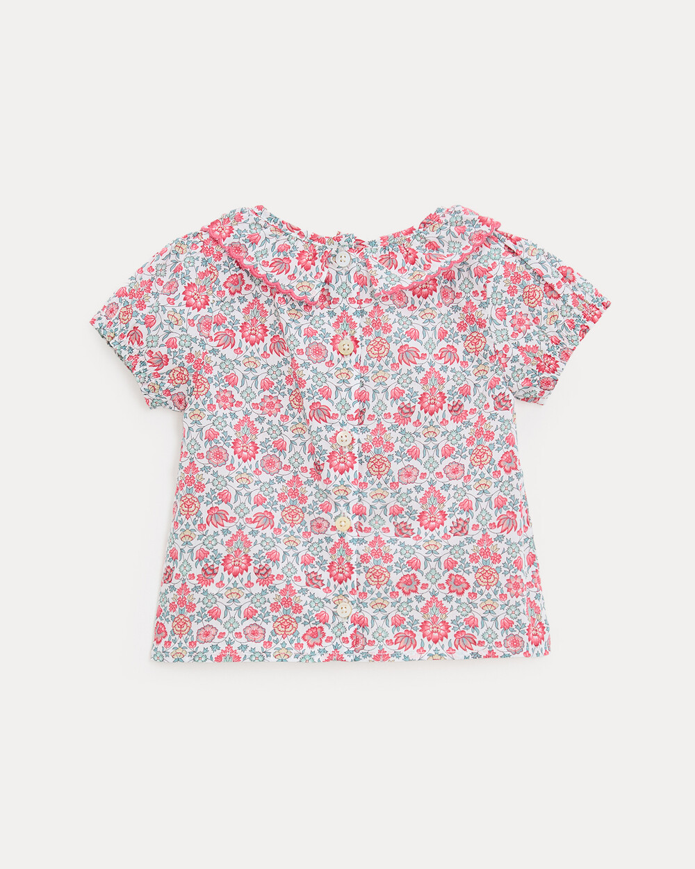 Blouse manches courtes Thelma En tissu Liberty Natalys