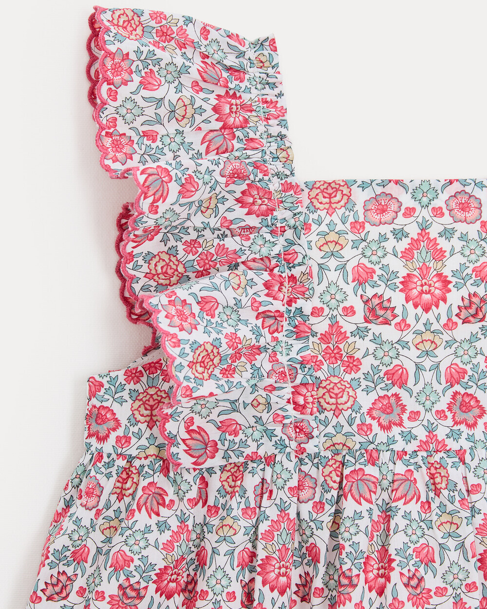 Robe sans manches Eglantine En tissu Liberty Natalys