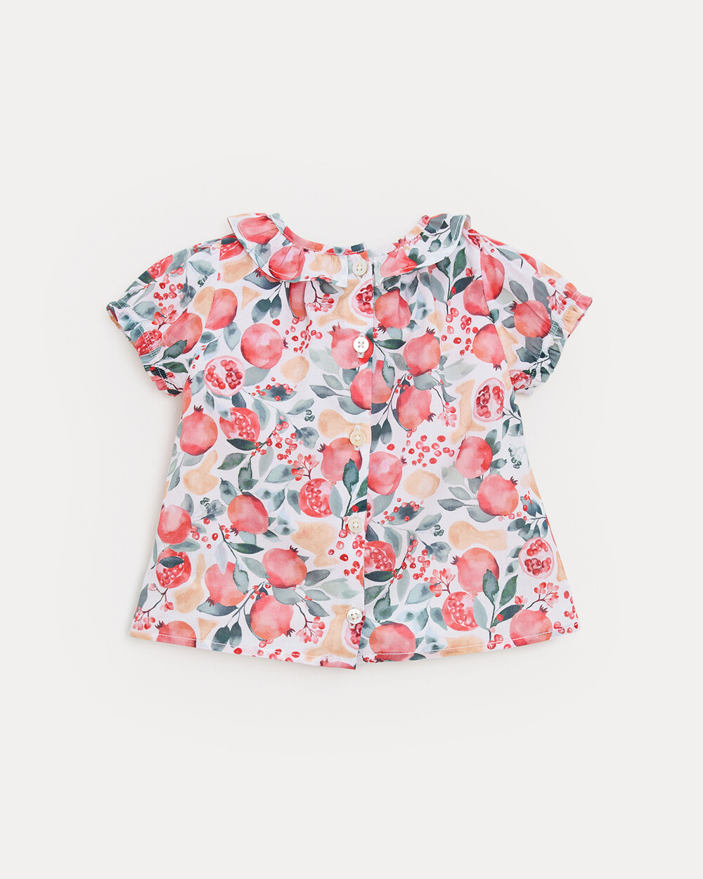 Blouse manches courtes Thelma Imprimé grenade Natalys