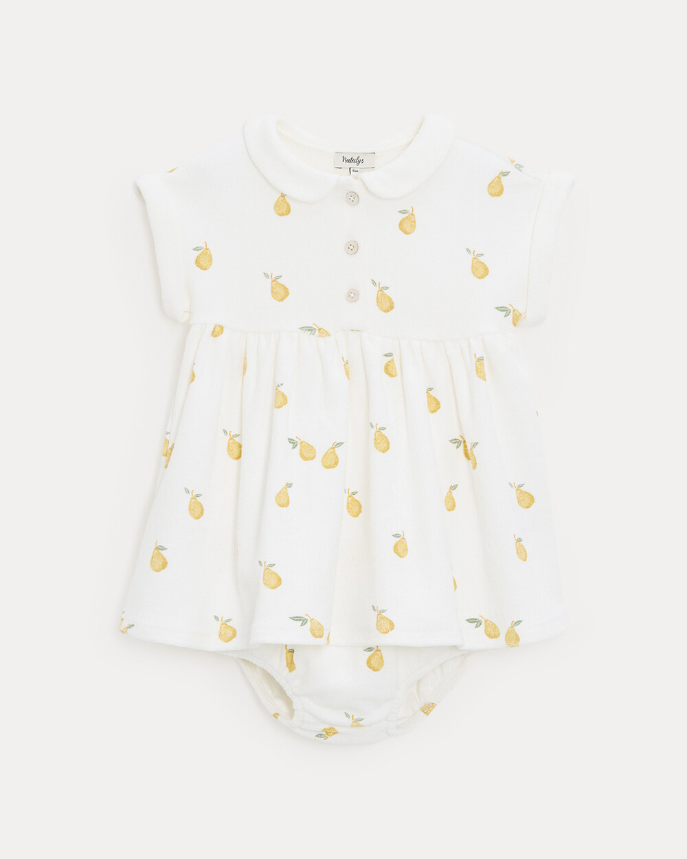 Robe en éponge Léonie Imprimé poires Natalys