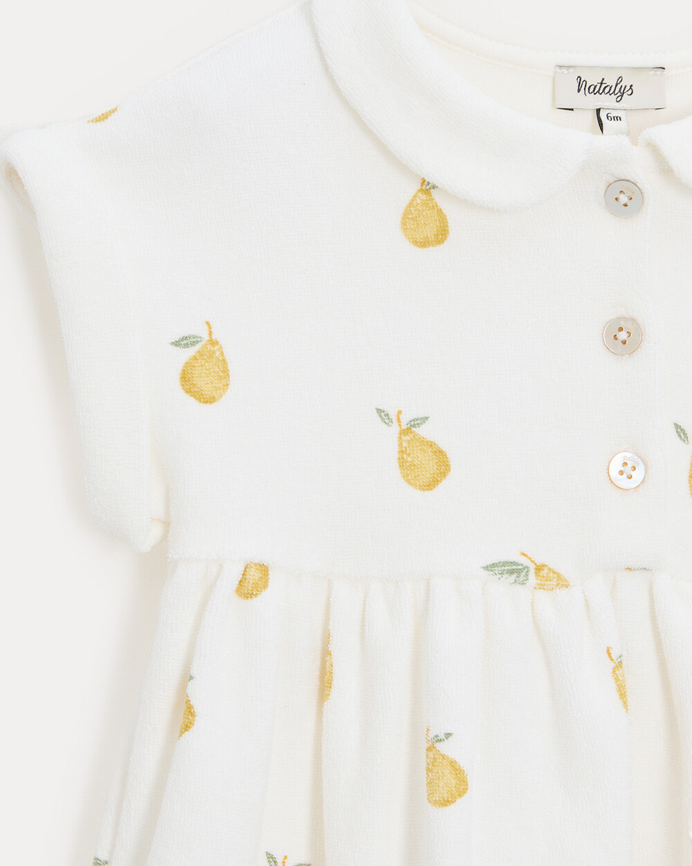 Robe en éponge Léonie Imprimé poires Natalys