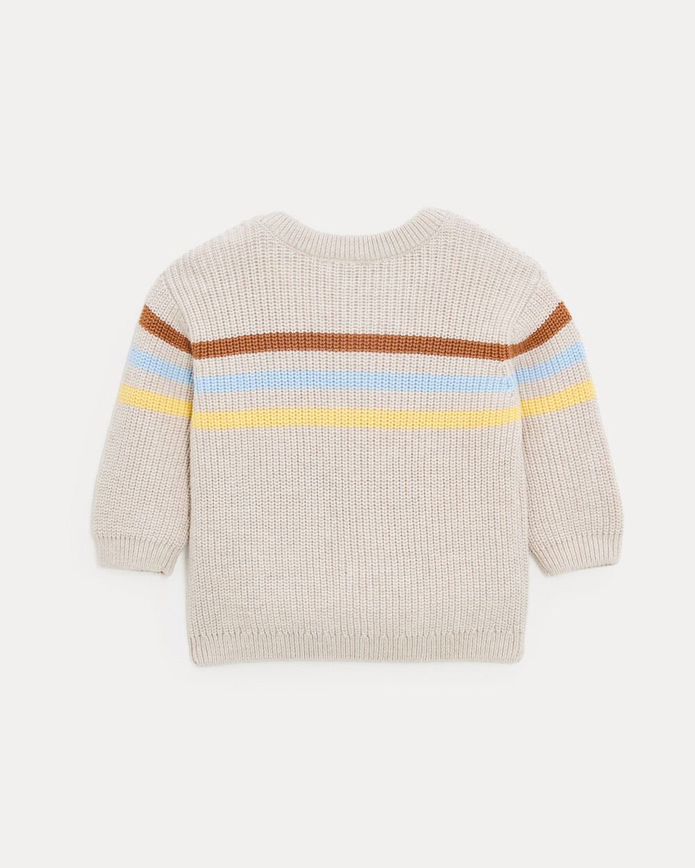 Pull en tricot fantaisie Willie Coloris beige  Natalys