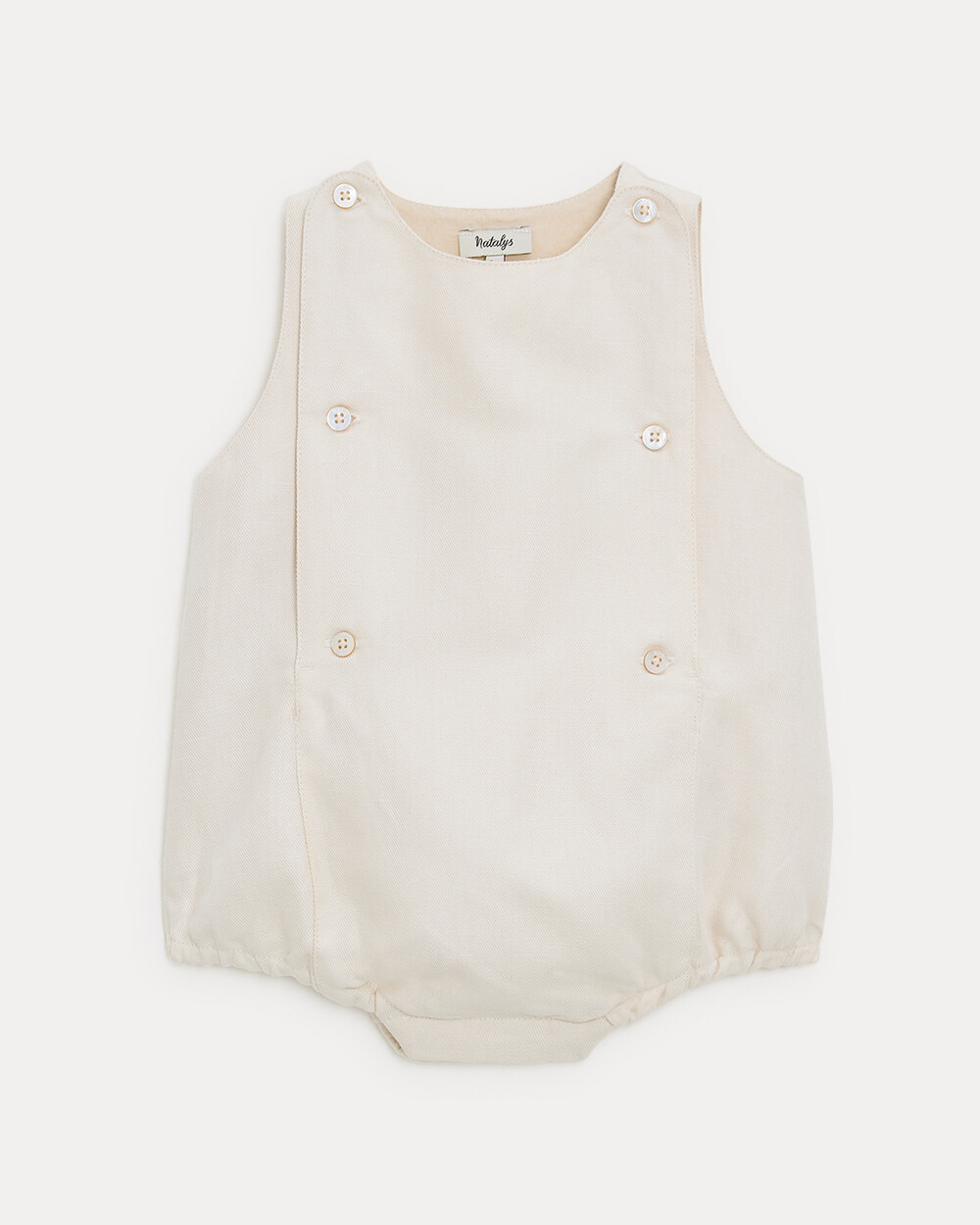 Barboteuse en twill Honoré Coloris beige Natalys