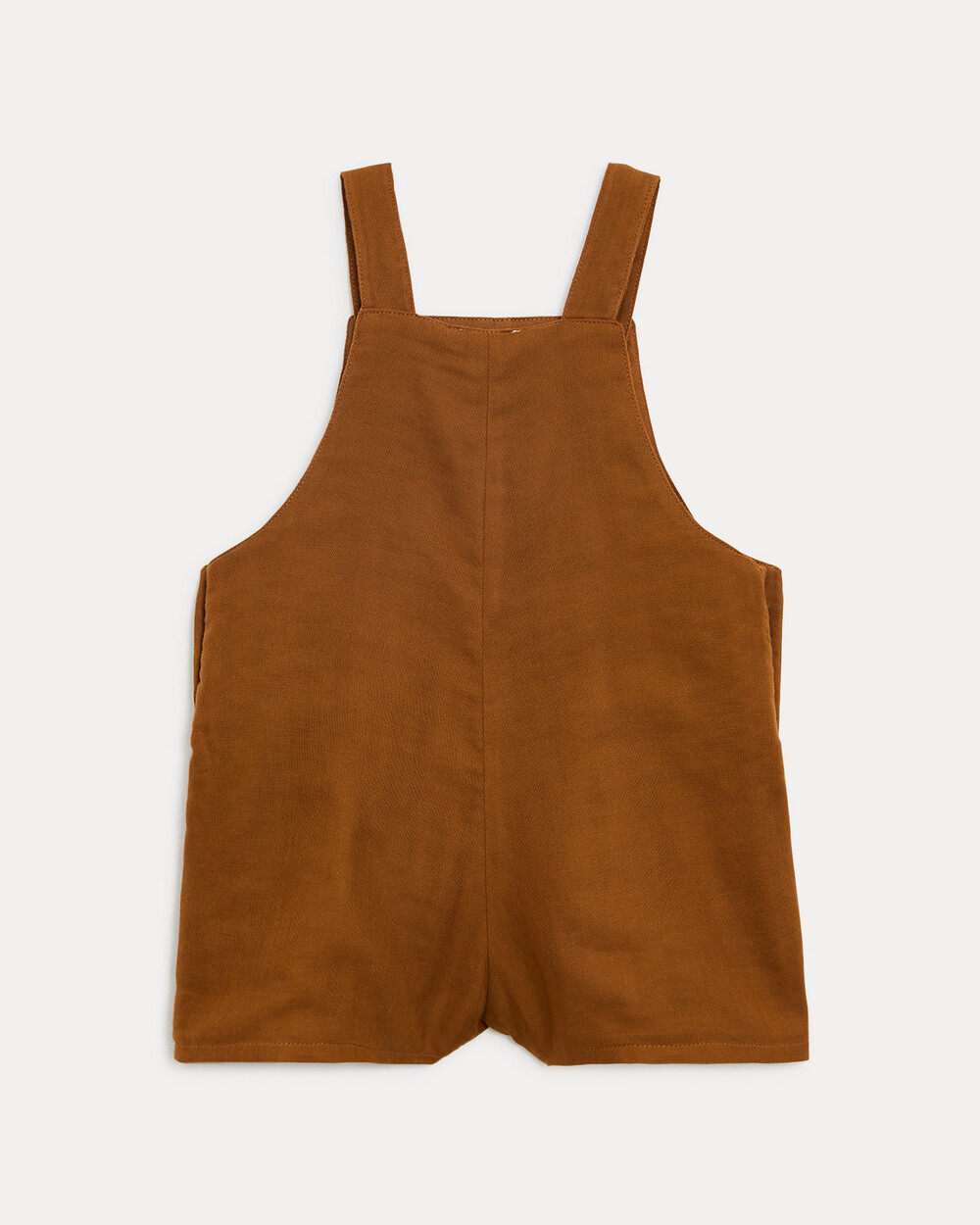 Salopette courte en gaze de coton Edgar Coloris noisette Natalys