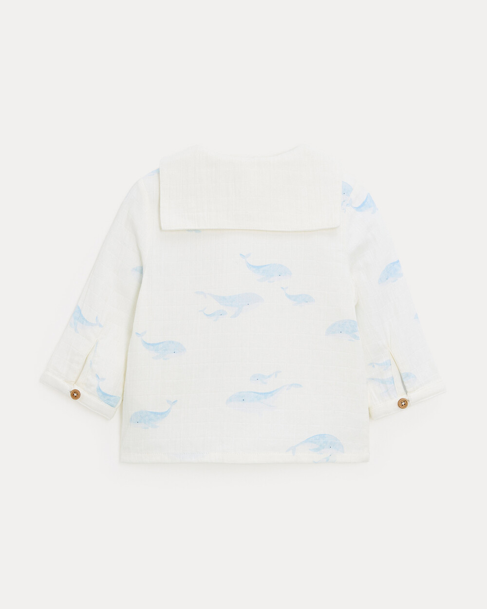 Chemise à manches longues Augustin Imprimé baleines Natalys