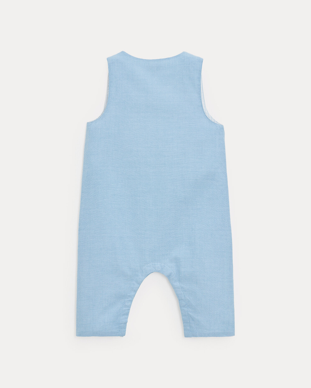 Combinaison longue en chambray Marceau Coloris bleu clair Natalys