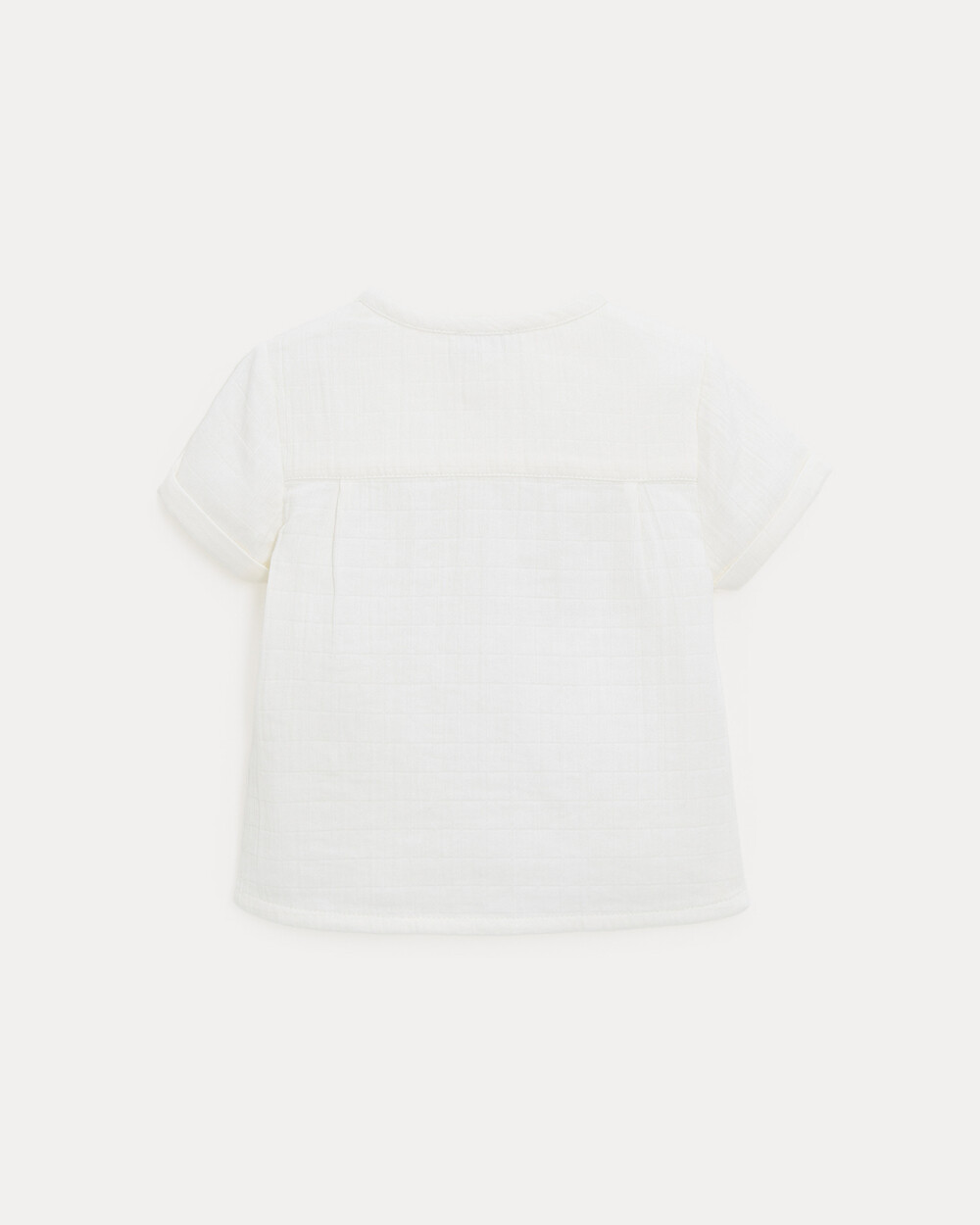 Chemise à manches courtes Théodore Coloris écru Natalys