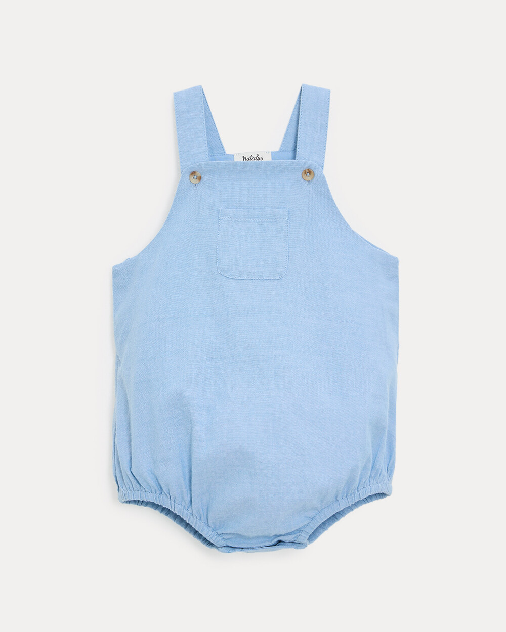 Barboteuse en chambray Octave Coloris bleu clair Natalys