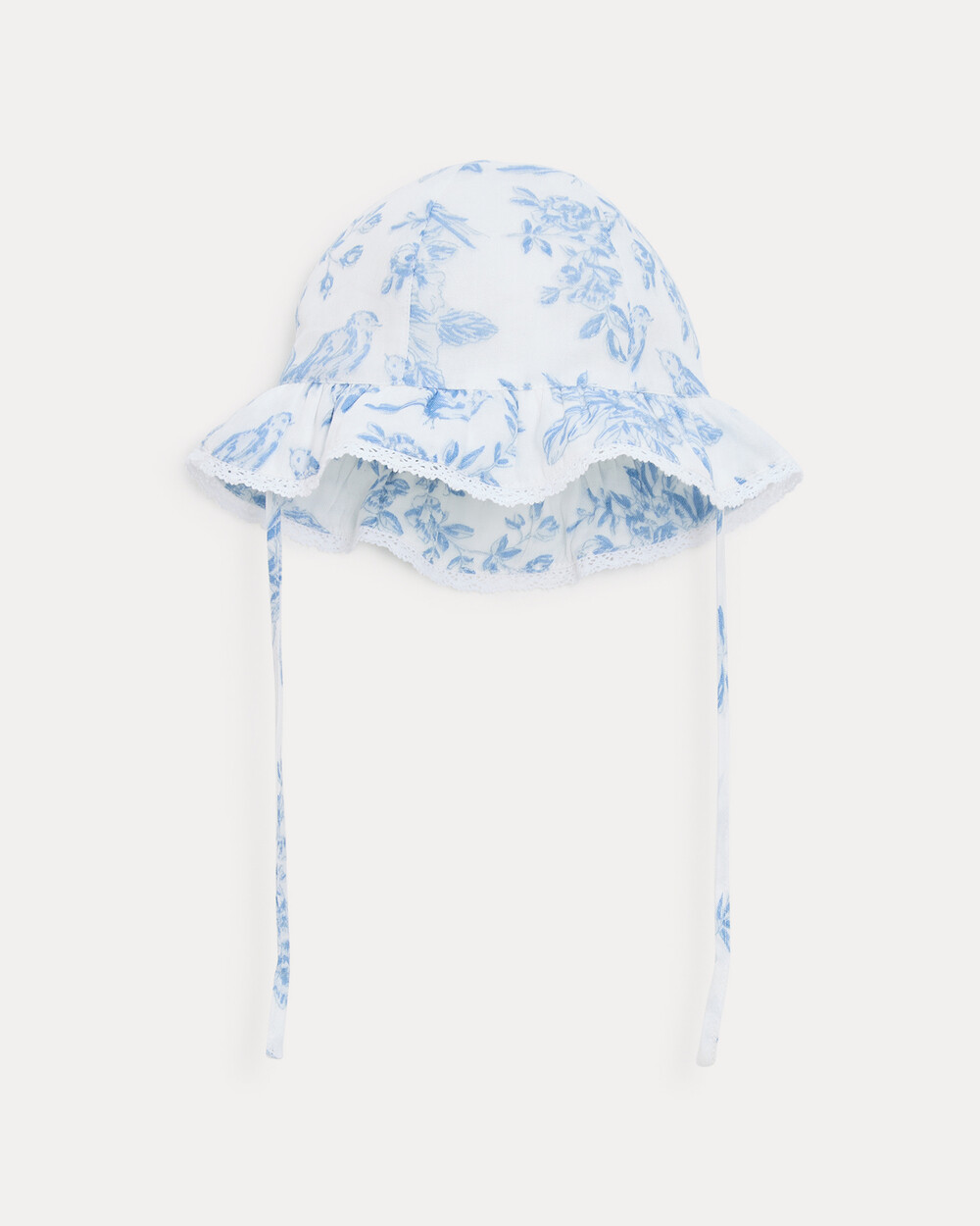 Chapeau en gaze de coton Lison Imprimé porcelaine Natalys