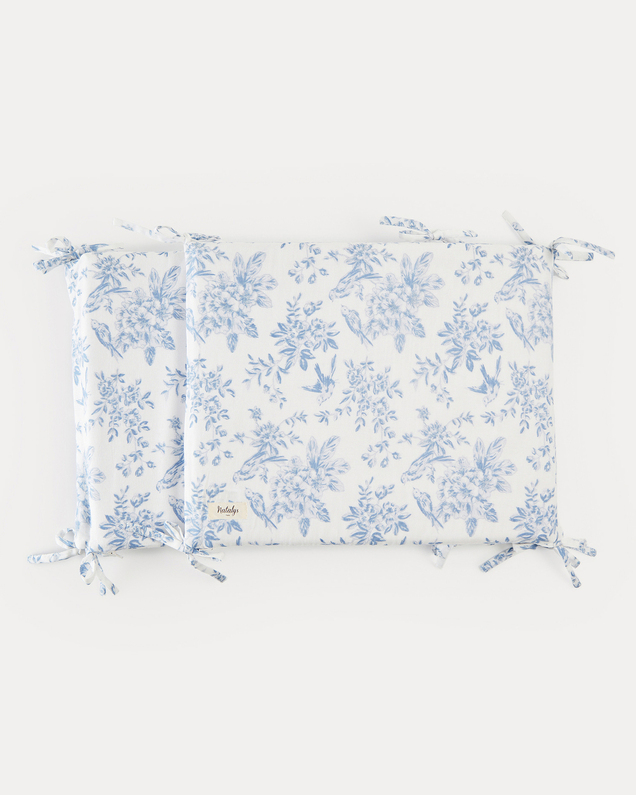 Tour de lit Léandre Imprimé porcelaine  Natalys