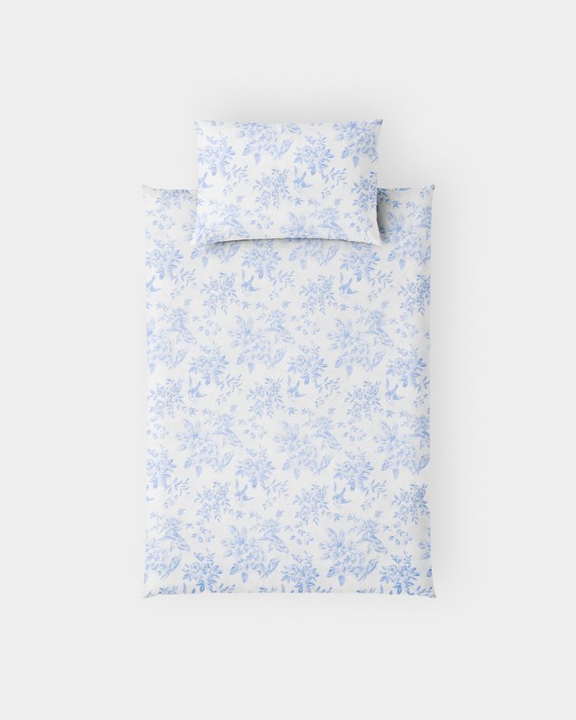 Parure de lit Colette Imprimé porcelaine  Natalys