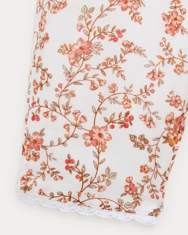 Pantalon en gaze de coton Paula Imprimé arabesque Natalys