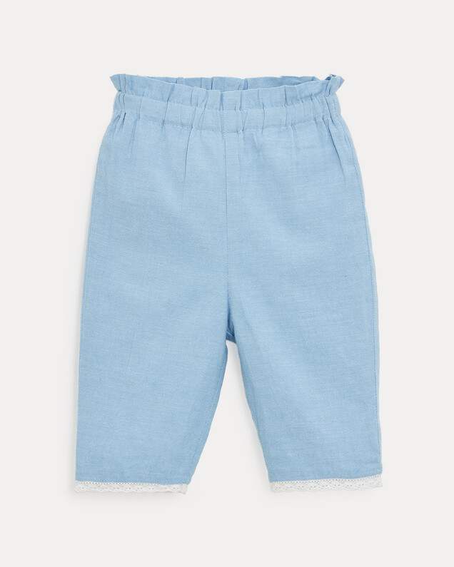 Pantalon en chambray Paula Coloris bleu clair Natalys