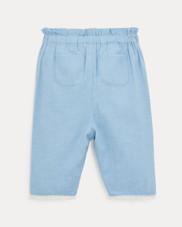 Pantalon en chambray Paula Coloris bleu clair Natalys