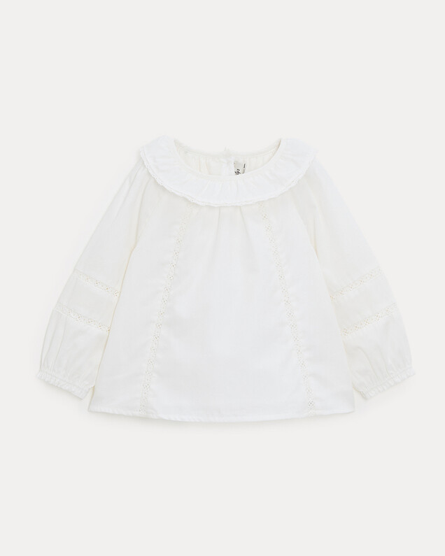 Blouse à manches longues Adèle Coloris écru Natalys