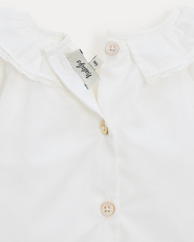 Blouse à manches longues Adèle Coloris écru Natalys