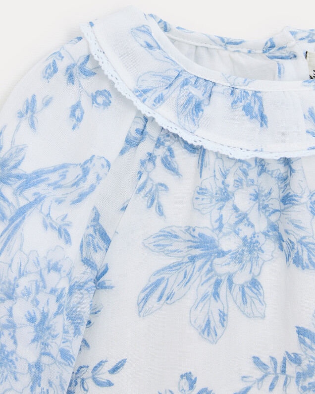 Blouse à manches longues Adèle Imprimé porcelaine Natalys