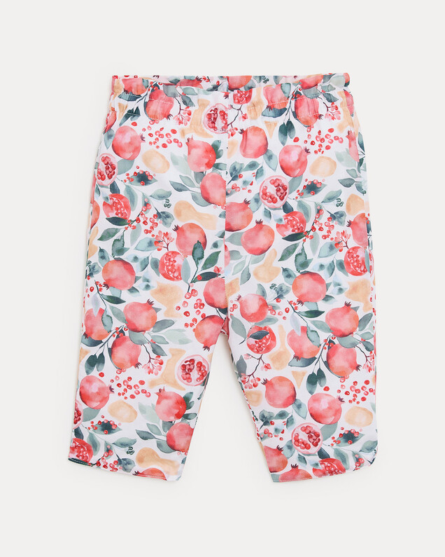 Pantalon en voile de coton Paula Imprimé grenade Natalys