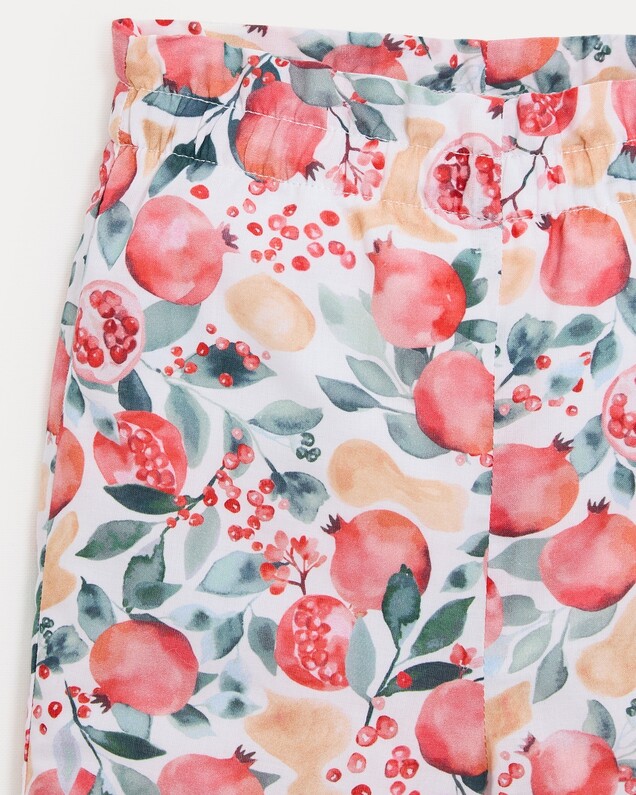 Pantalon en voile de coton Paula Imprimé grenade Natalys