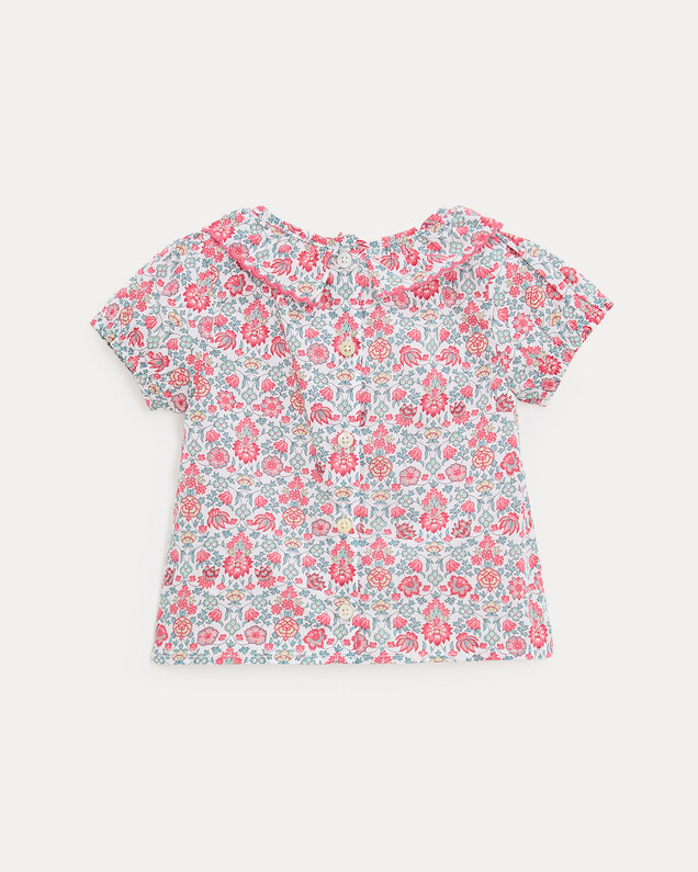 Blouse manches courtes Thelma En tissu Liberty Natalys