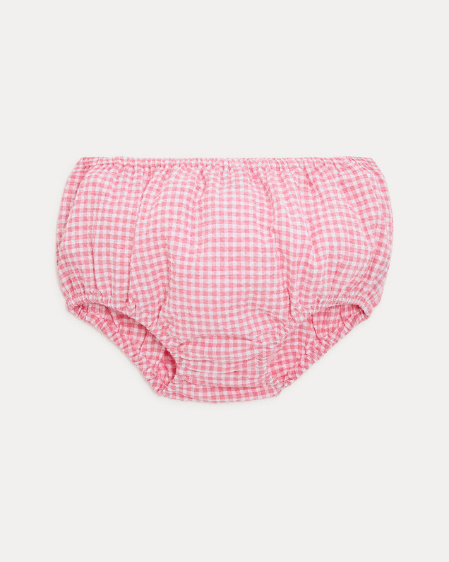 Robe à bretelles en seersucker Romane Imprimé vichy grenadine Natalys