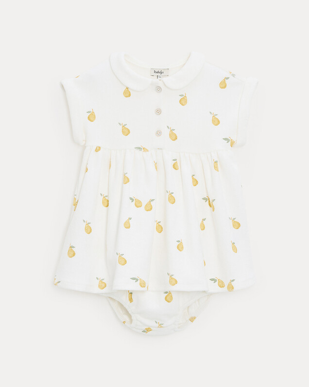 Robe en éponge Léonie Imprimé poires Natalys